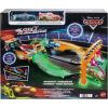Mattel CARS set Night race track glowing in the dark Машины и аксессуары