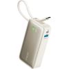 Anker Nano - Powerbank - 10000 mAh - 30 Watt - 3 A  (USB-C, USB) - Shell White Power Banks