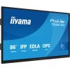 Монитор iiyama iiyama TE8613A-B2AG интерактивный плоский дисплей 2,17 м (85.6") Wi-Fi 500 cd/m 4K Ultra HD Black сенсорный экран встроенный процессор Android 24/7 LED / LCD мониторы