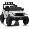 Lean Cars Jeep Rubicon DK-JWR558 24V White Battery-Powered Vehicle Jaunumi, Bērnu preces