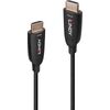 Lindy Fiber Optic Hybrid HDMI 2.1 8K60 Cable (Black, 50 Meters, AOC Cable)  Кабель HDMI
