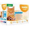 Eukanuba IAMS DELIGHTS Adult Sea in Jelly box – wet cat food – 12x85g Barība