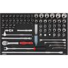 Instrumentu komplekts Sonic Equipment 306601; 1/2''; 66 gab. Mehāniskie instrumenti
