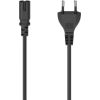 Hama power cord, 2-pin, black - Power cable Сетевые кабели, провода
