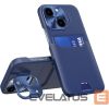 iLike   iPhone 14 Magsafe case + wallet case Dark Blue Neoriģinālie Maciņi