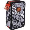 Triple decker pencil case with equipment CoolPack Jumper 3 Grey Ball Mugursomas