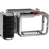 Titanium expansion cage with handle and additional Puluz connections for DJI Osmo Action 6 Aksesuāri sporta kamerām