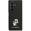 Karl Lagerfeld PU Saffiano Karl and Choupette Aizsargapvalks priekš Samsung Galaxy Z Fold 7 / melns Neoriģinālie Maciņi
