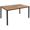 Table DALYA 140x90xH75cm, acacia Dārza galdi