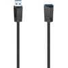 Hama Extension Cable, USB-A 3.0 extension, 1,5 m, black - Cable Сетевые кабели, провода