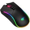 Havit MS1001S - Optical right-handed gaming mouse, USB type A, black-grey Peles, ievadierīces