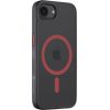 Tactical MagForce Hyperstealth 2.0 Aizsargapvalks priekš iPhone 16e / melns/sarkans Neoriģinālie Maciņi