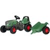 Rolly Toys Traktors ar pedāļiem un piekabi Rolly Kid Fendt 516 Vario (2,5-5 gadiem) Vācija 013166 Bērnu elektriskās automašīnas