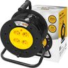 Blow PR-61 extension cord 4-sockets with grounding 30m PVC drum 3x1.5mm Jaunumi -Dārzam