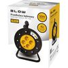Blow PR-61 extension cord 4-sockets with grounding 50m PVC drum 3x2.5mm Jaunumi -Dārzam