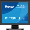 Monitors iiyama 17" PCAP Bezel Free Front, 10P skārienjūtīgs, 1280x1024, skaļruņi, VGA, DisplayPort, HDMI, 225cd/m2 (ar skārienu), USB interfeiss, iebūvēts barošanas adapteris, multitouch ar atbalstītu operētājsistēmu. Monitori