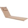 Cushion for chair WICKER 55x195x3cm, beige Новинки Для дома и сада 