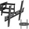 Maclean TV Mount / Bracket, max VESA 400x400, 32-70", up to 40 kg, black, tilt adjustment +12°–-12° and swivel adjustment +60°–-60°, MC-192 Крепления для телевизоров