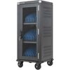 Manhattan iPad to 13", MacBook Air to 13" & Chromebook 14" 30-bay Charging Trolley/Cart via USB-C (30W), Also other tablets/smartphones (with device to USB-C cable), Bays 404x27.6x283mm, USB-C charging cables included, Cabinet Зарядные устройства