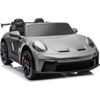 Elektriskais bērnu auto DK-P911 Porsche GT3 24V pelēks Bērnu elektriskās automašīnas