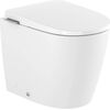 Roca pods ar QR/SC vāku Avant rimless, stiprināms uz grīdas, 420x565 mm, in-tank sistēma, balts SG Tualetes Podi uz grīdas