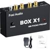 Pro-Ject Audio Systems Fosi Audio BOX X1  przedwzmacniacz gramofonowy MM (RCA i 3,5mm) Усилители / A/V ресиверы