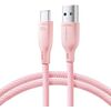 Joyroom S-A34 USB - Type-C Multi-Color Series Кабель для зарядки и передачи данных 100W 1m / розовый Дата USB-кабели
