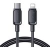 Joyroom Type-C - Lightning Cable Multi-Color Series A14 Кабель для зарядки 20W 480mb/s 1.2m / чёрный Дата USB-кабели