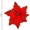 Springos Ziemassvētku rotājums  poinsettia 28 cm CA1260  Eglīšu rotājumi