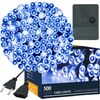 Рождественские гирлянды Springos CL0537 500 Led синего цвета Ziemassvētku lampiņas, LED virtenes