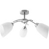 Activejet Classic chandelier pendant ceiling lamp NIKITA nickel triple 3xE27 for living room Modernās lampas