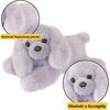 LeanToys Pluszowy Piesek Cocker Spaniel Z Obciążonymi Łapami Szary 30cm Мягкие игрушки