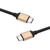 Joyroom   Data cable Type-C to Type-C 2M S-M330 Black Gold Дата USB-кабели