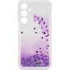 iLike Samsung  Galaxy A15 Silicone Case Water Glitter Purple Neoriģinālie Maciņi
