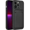 iLike Apple  Card Cover case for iPhone 14 6,1 Black Neoriģinālie Maciņi