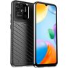 iLike Xiaomi  Redmi 10C / Poco C40 Thunder Case Flexible armored cover Black Neoriģinālie Maciņi