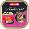 ANIMONDA Vom Feinsten Junior Mini Turkey with veal and apple - wet dog food - 100g Suņu barība