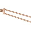 Grohe dvieļu stienis Atrio New, divzaru, warm sunset Аксессуары для ванной