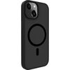 Evelatus Apple  iPhone 15 Hybird Case With Magsafe PC+TPU Black Neoriģinālie Maciņi