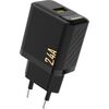 Сетевая зарядка Dudao A23 12W USB-A черная Зарядные устройства