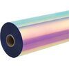 HTVRONT hologrāfiska pašlīmējoša plēve, 30,5 cm x 90 cm (rozā) Laminēšanas plēves