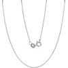 Sudraba ķēdīte Enkurs 1 mm, dimantu apstrādājums #2400072(PRh-Gr), Sudrabs 925°, rodijs (pārklājums), garums: 45 cm, 1.6 gr. Ķēdītes