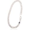 Серебряная цепочка Мона-лиза 4,9 мм, алмазная обработка граней #2400062-bracelet, Серебро 925°, длина: 20 см, 6.3 гр. Aproces-ķēdītes