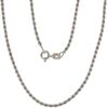 Серебряная цепочка Канатное 2 мм #2400056(PRh-Gr), Серебро 925°, родий (покрытие), длина: 45 см, 5.4 гр. Ķēdītes
