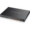 Zyxel XMG2230-28HP, L3 Access Switch,  24x 2.5G AC:700W PoE , DC:1440W PoE, 4 x SFP+ Uplink, incl 1 yr NebulaFlex Pro Jaunumi - Datori
