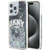 DKNY   DKNY Liquid Glitter Big Logo iPhone 14 Pro Max Case - Black Neoriģinālie Maciņi