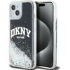 DKNY   DKNY Liquid Glitter Big Logo iPhone 14/15/13 Case - Black Neoriģinālie Maciņi