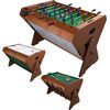 Enero STÓŁ DO GRY OBROTOWY 3W1 BILARD PIŁKARZYKI CYMBERGAJ 121x89x84,5CM Futbolam