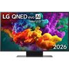 LG QNED87 evo AI, 43'', 4K UHD, QNED Mini LED, black - TV Телевизоры