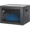 Manhattan Laptop Charging Cabinet Desktop (or trolley) via USB-C 65W 16" 12-bay, Suitable for USB-C laptops (to 16"), iPads, MacBooks, Chromebooks, other USB-C devices, Bays 395x32.5x290mm, USB-C charging cables included,Cart, UK & EU Зарядные устройства